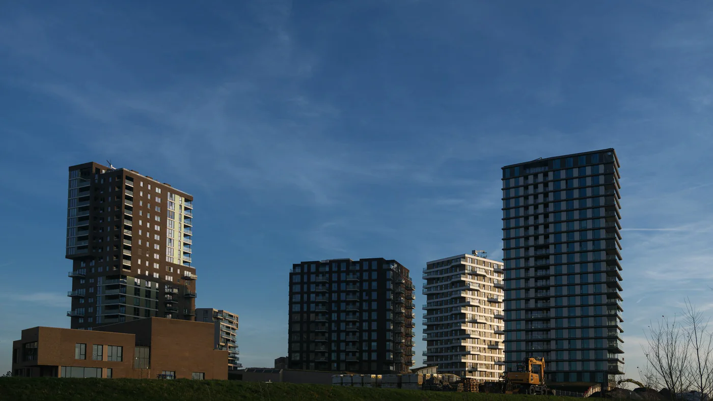 Nieuwe woontorens in Almere