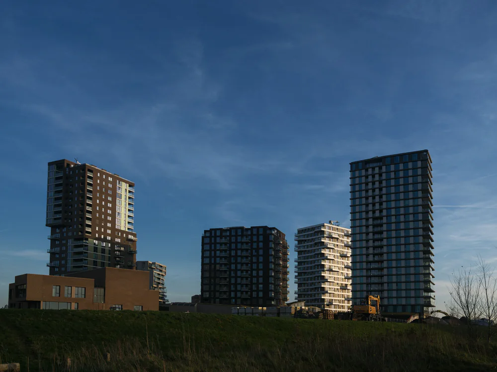Nieuwe woontorens in Almere