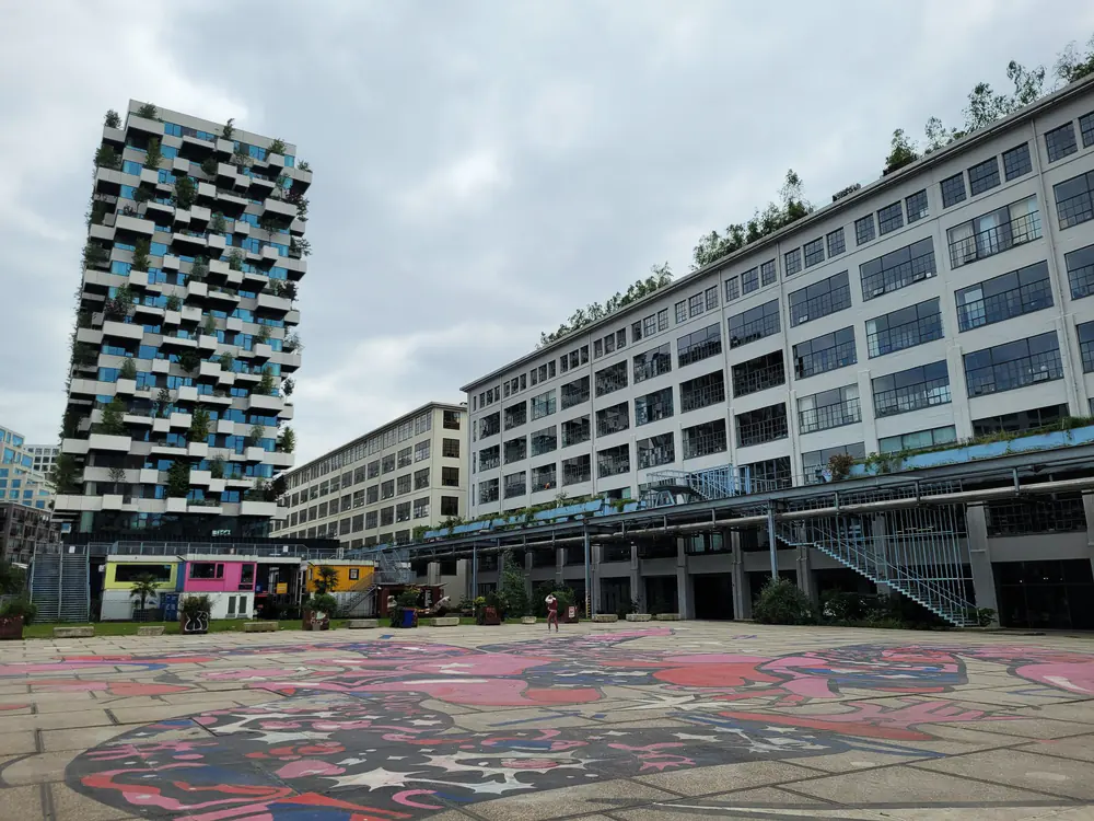 Moderne gebouwen in Eindhoven