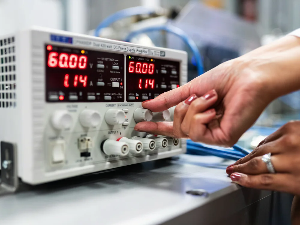 Laboratoriumvoeding wordt ingesteld