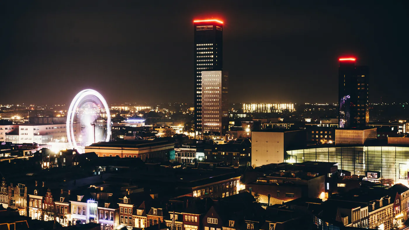 Leeuwarden bij nacht