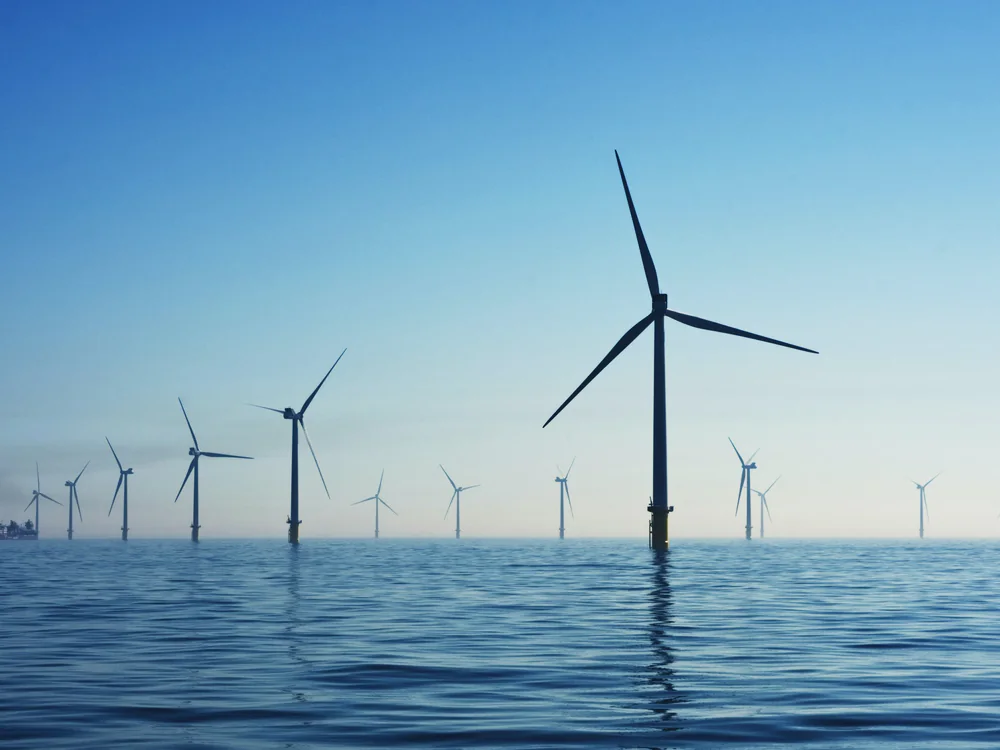 Windpark op zee