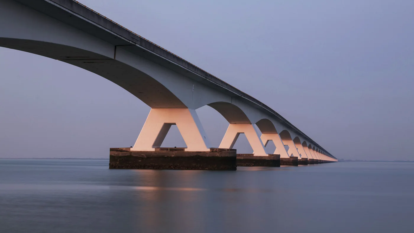 De Zeelandbrug over de Oosterschelde